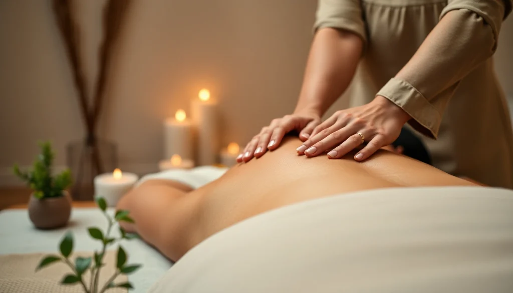 Experience a rejuvenating 호치민 마사지 in a serene spa environment with soft lighting and relaxing ambiance.